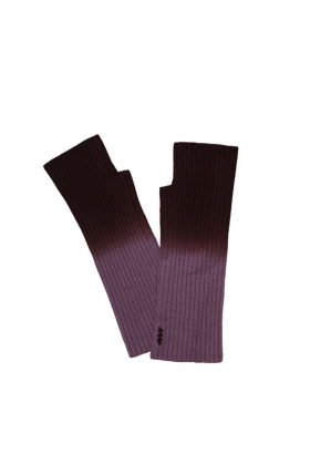 MITAINES PLUM DD KOON CACHEMIRE - 1