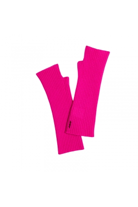 MITAINES ROSE FLUO KOON CACHEMIRE - 1