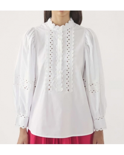 ROMIE BLOUSE White ANTIK BATIK - 1
