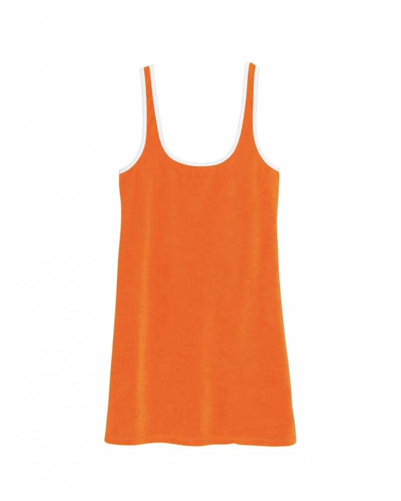 Robe BIARRITZ Mandarine MARGUERITE A LA PLAGE - 1