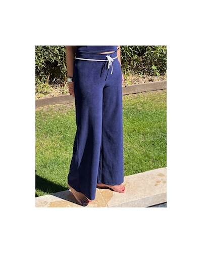 Pantalon PORTISSOL Nuit d'ivresse MARGUERITE A LA PLAGE - 1