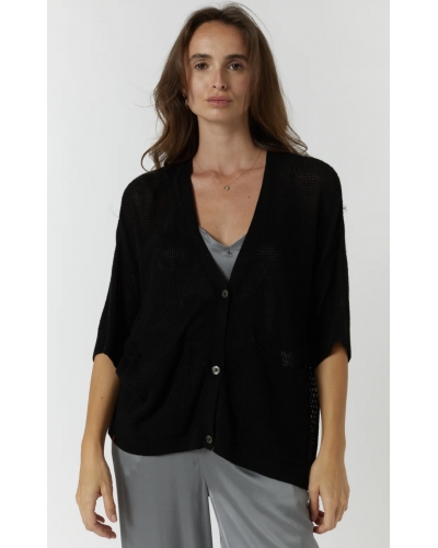 Gilet ROMAN Noir MAEVY - 1