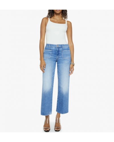 PATCH MID RISE ANKLE MOTHER DENIM - 1