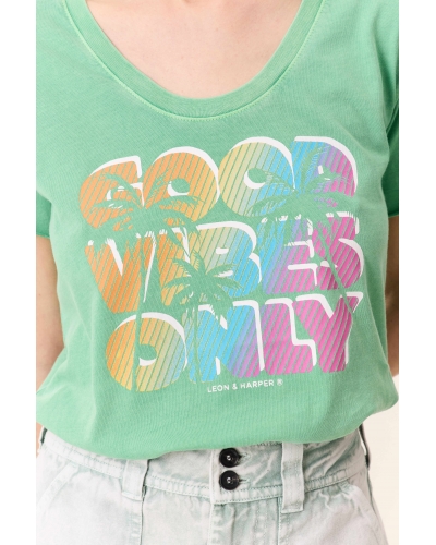 Tshirt TIZIA Only Green LEON & HARPER - 3