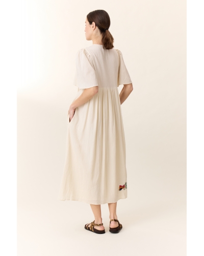 Robe RISU PEARL White LEON & HARPER - 2
