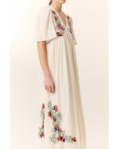 Robe RISU PEARL White LEON & HARPER - 3