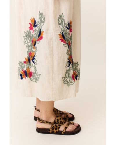 Robe RISU PEARL White LEON & HARPER - 4
