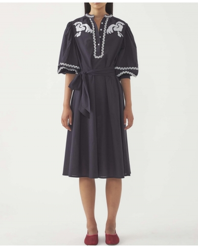 DALI DRESS Dark Navy ANTIK BATIK - 1