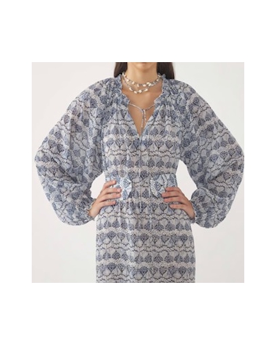 DALIA DRESS Blue ANTIK BATIK - 1