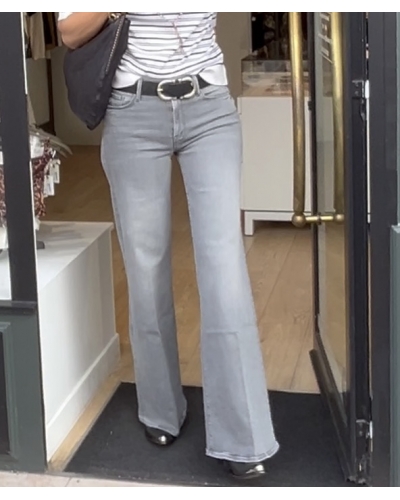 THE TWISTER HEEL Gris Mother Denim - 1