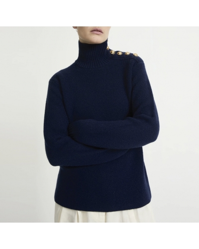 Pull MAILLON Navy Laurence Bras - 2