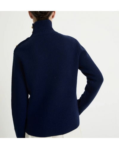 Pull MAILLON Navy Laurence Bras - 4