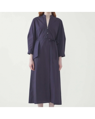 MIRABEL LONG DRESS Navy Antik Batik - 1