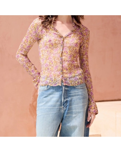 Chemise VEER Purple/Yellow MES DEMOISELLES - 2