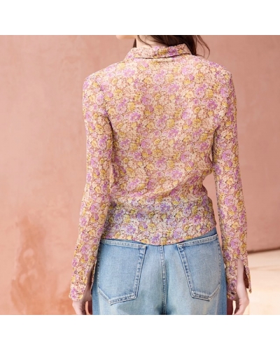 Chemise VEER Purple/Yellow MES DEMOISELLES - 3