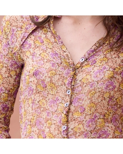 Chemise VEER Purple/Yellow MES DEMOISELLES - 4