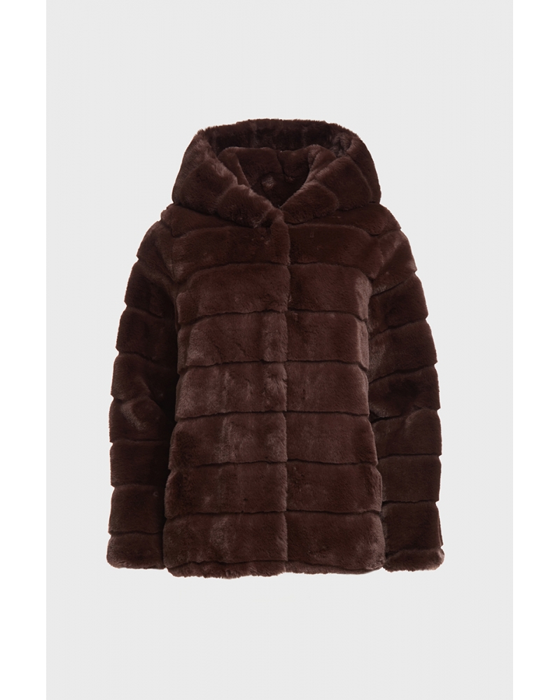 GOLDY HOODED Coat APPARIS - 1