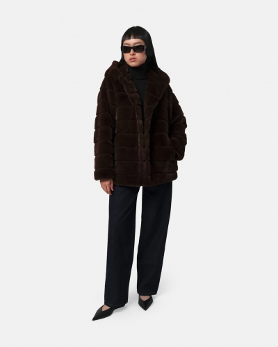 GOLDY HOODED Coat APPARIS - 2
