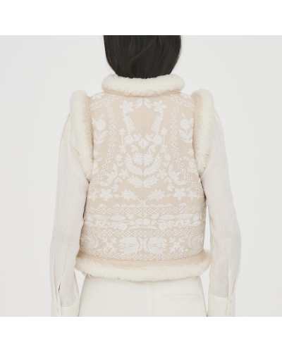 HUGO Gilet Cream Antik Batik - 2