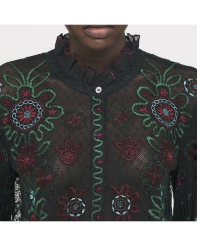 HAGA Blouse Black Antik Batik - 3
