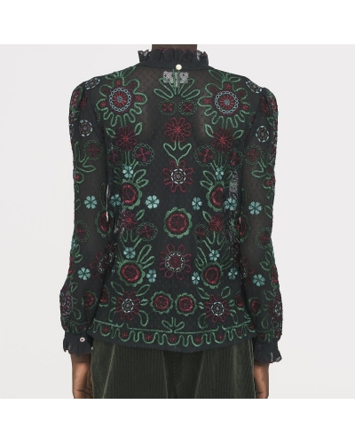 HAGA Blouse Black Antik Batik - 4