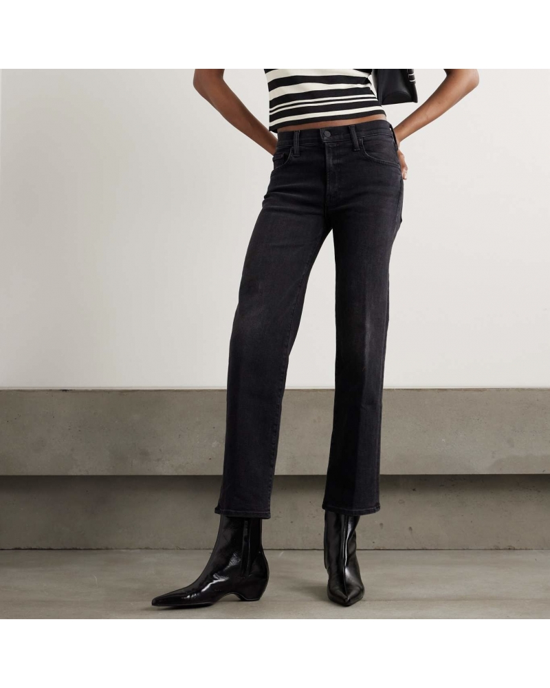 MID RISE RAMBLER Zip Flood Mother Denim - 1