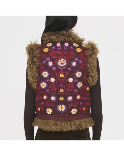MAGYAR Gilet Burgundy Antik Batik - 2