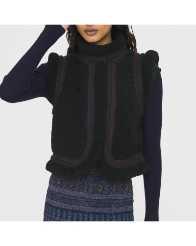 SALLY Gilet Black Antik Batik - 1