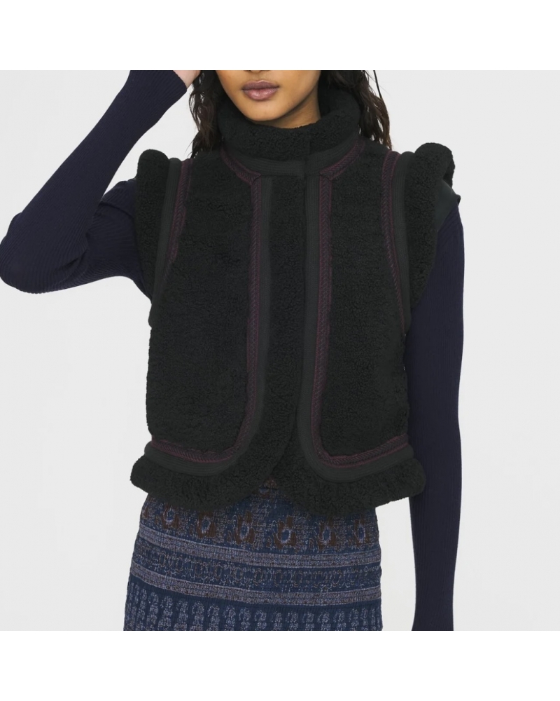 SALLY Gilet Black Antik Batik - 1