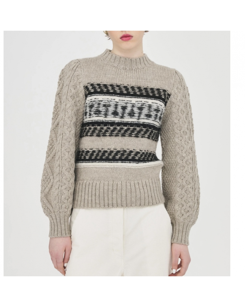 JAQ Pull Beige Antik Batik - 1