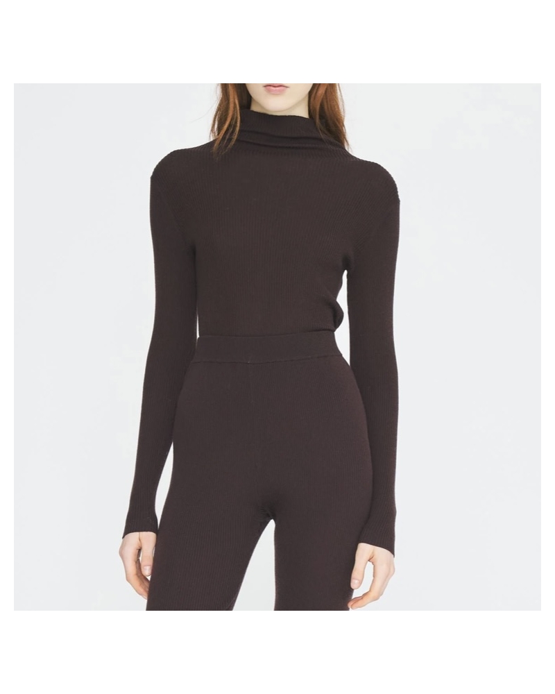 CHAUSSETTE TNeck Brown Antik Batik - 1