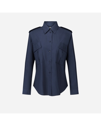 Chemise OFFICER Navy Laurence Bras - 1