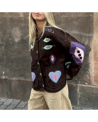 MAGGIE Jacket Brown Sissel Edelbo - 1