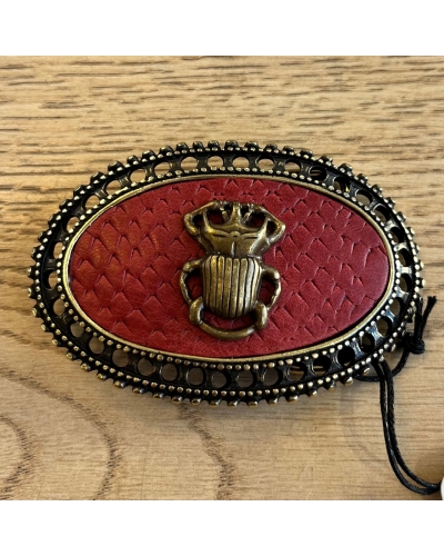 Boucle CUIR SCARABEE YOLETE - 1