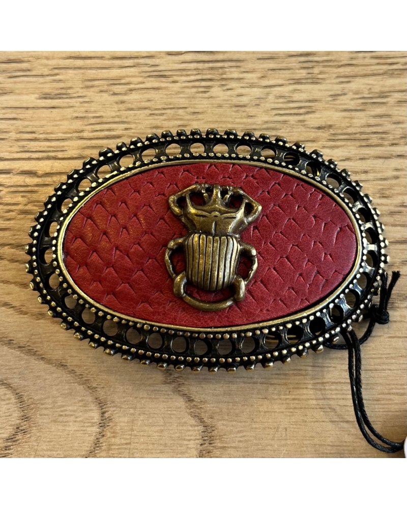 Boucle CUIR SCARABEE YOLETE - 1