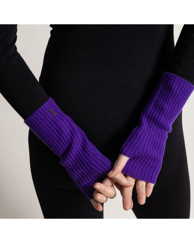 MITAINES DEEP PURPLE KOON Cachemire - 2