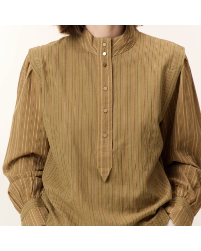 Chemise CRISTO Camel LEON & HARPER - 1