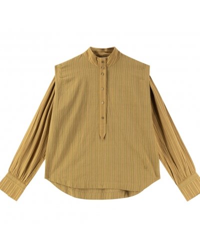 Chemise CRISTO Camel LEON & HARPER - 5