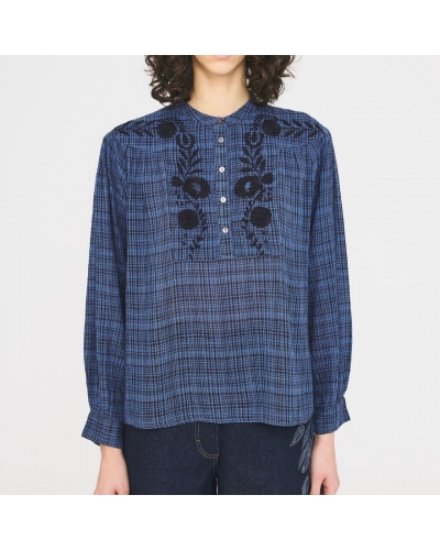 DELBIR Blouse Blue Antik Batik - 2