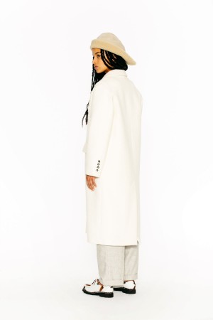 Manteau off white deals