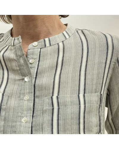 Blouse CAL Gris Ecru Kaki Gratitude - 3