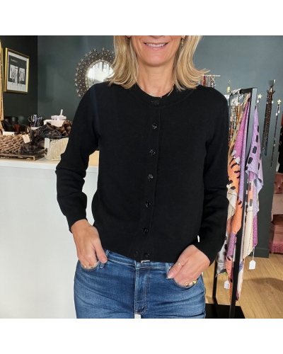 CARDIGAN Black DANIELE FIESOLI - 1