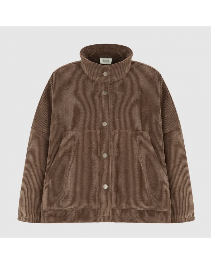 Veste VELOURS Choco Maevy - 1