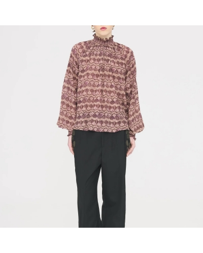 DALILA Blouse Purple Antik Batik - 2