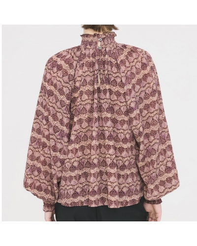 DALILA Blouse Purple Antik Batik - 3