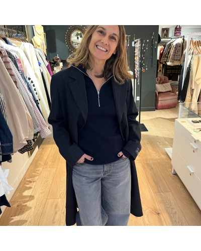 Manteau TOM Navy Stripes Margaux Lonnberg - 1