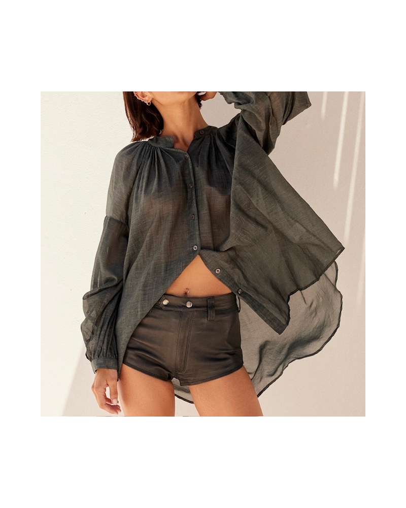 Blouse CULTURE Dark grey MES DEMOISELLES - 1