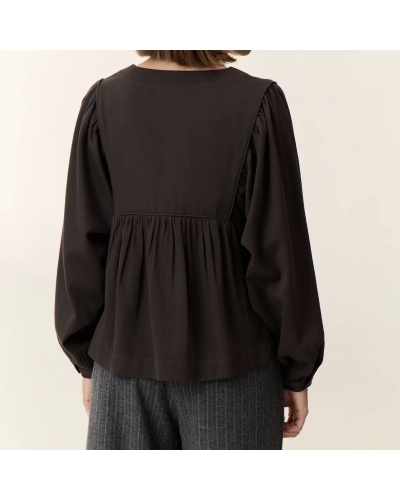 Chemise CORRY Moka LEON & HARPER - 2