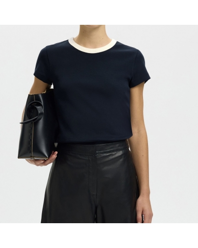 TSHIRT Navy White Selected - 3