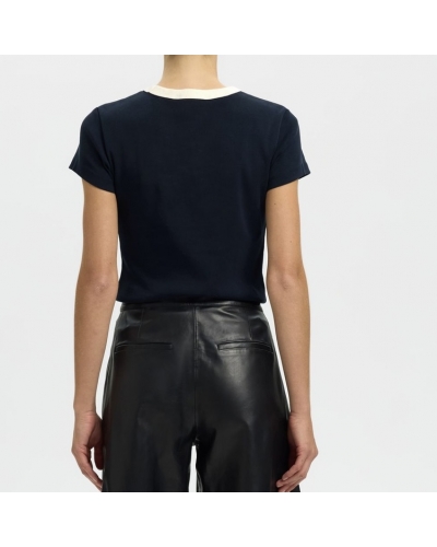 TSHIRT Navy White Selected - 4